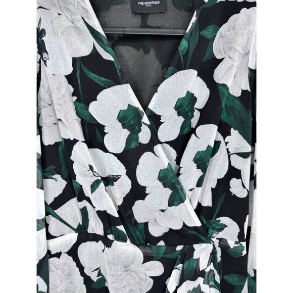 THE KOOPLES Short Printed Multi Long Sleeve Dress Size XS Cocktail NWOT - Picture 7 of 15